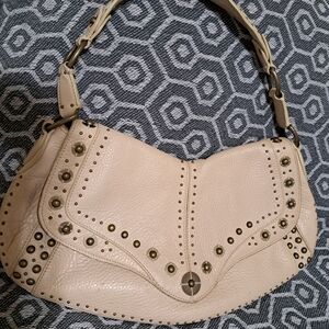 Adorable Cole Haan Purse with Bronze Button Accents